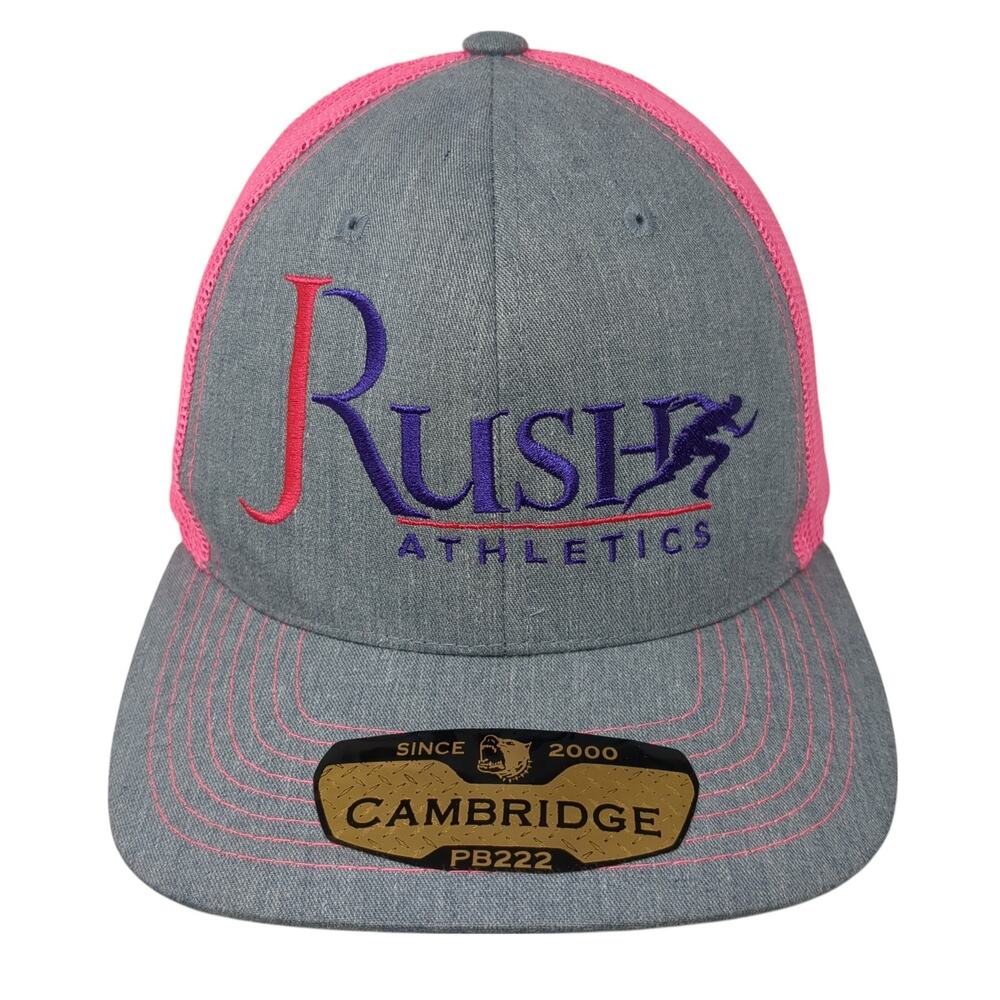 Rush Athletics Snapback Mesh Back Trucker Hat Multi One Size Cambridge